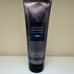 NWOT Men’s Bath & Body Works Countdown to Midnight Hydration Body Cream